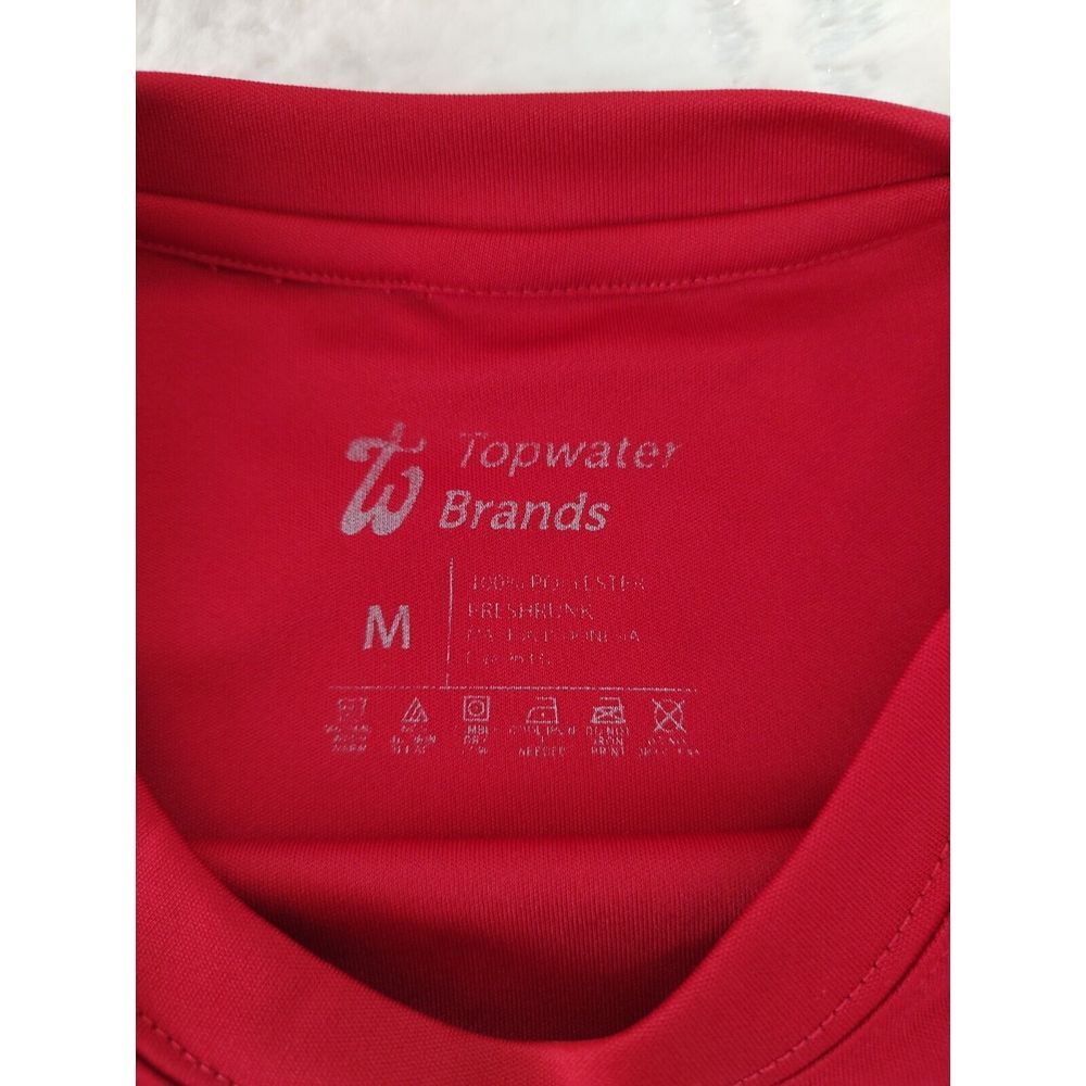 Topwater Brands Vexus Boats Mens Red Performance Graphic T-Shirt Size M BAW XT76 - Picture 6 of 8
